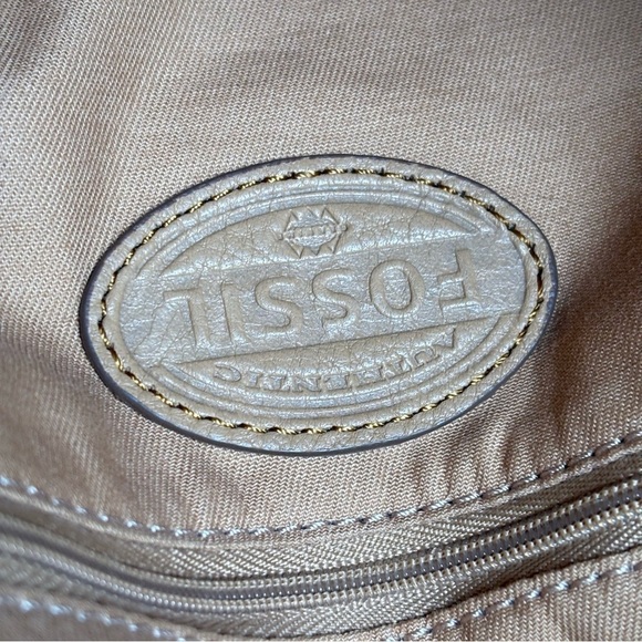 Fossil Preston Crossbody Bag Abstract Floral Crossbody Canvas Bag - Picture 13 of 16